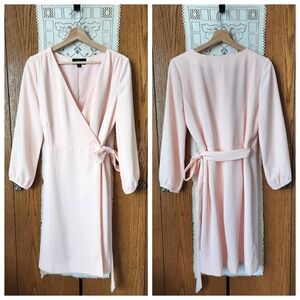 J.Crew Pink Wrap Dress
